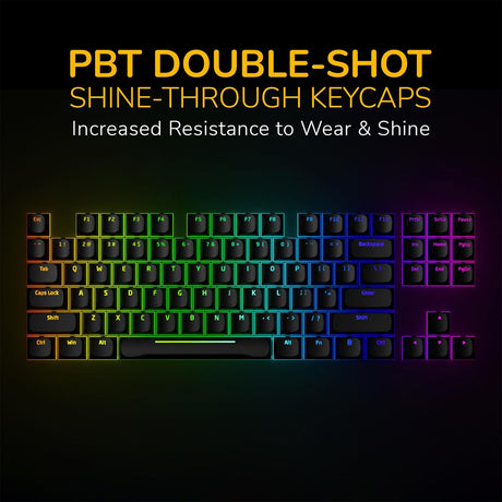 Hyte Keeb TKL Wired Mechanical Keyboard - Linear Switch - Showroom Demo Unit