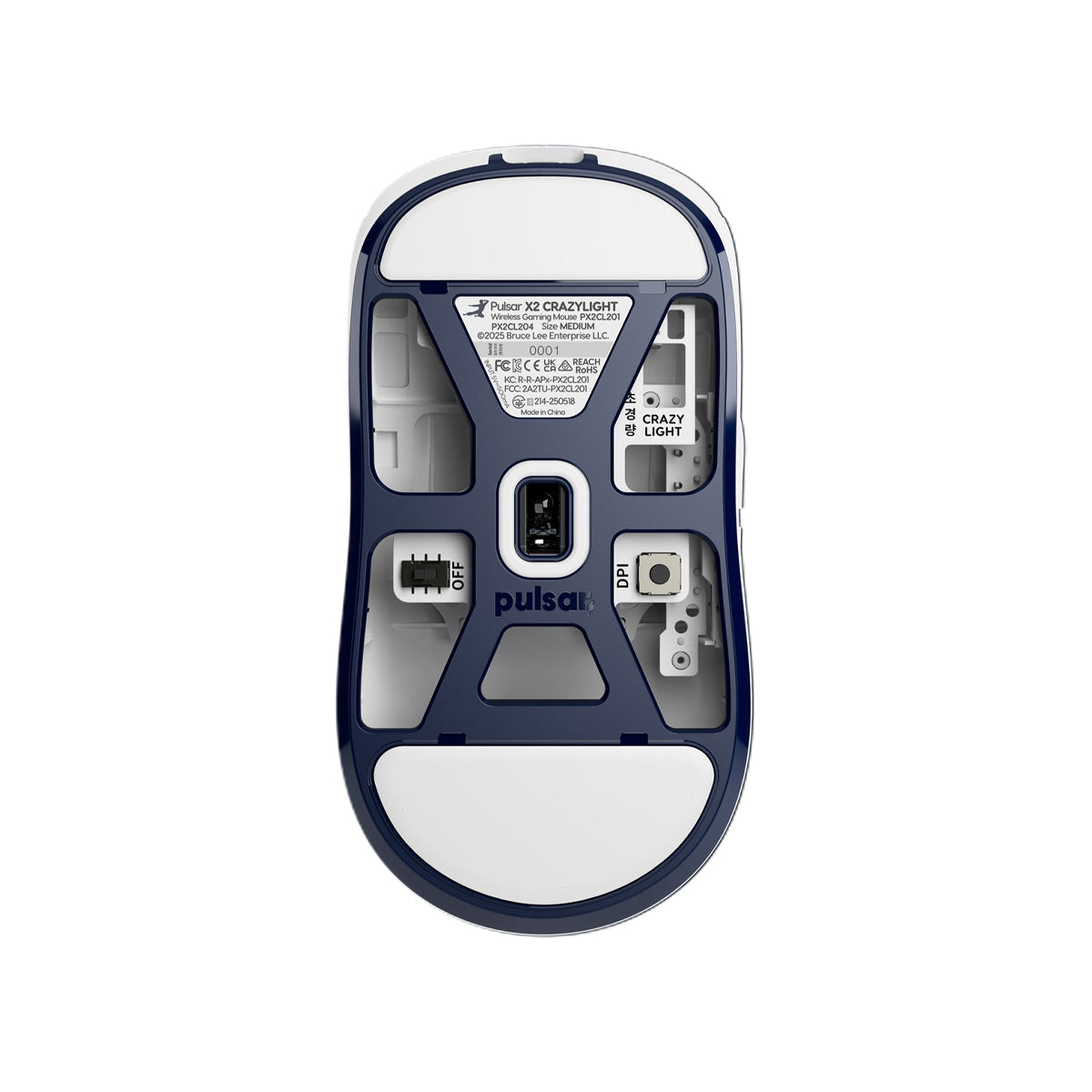 Pulsar X2 CrazyLight Medium Wireless Gaming Mouse - Bruce Lee 85th Anniversary Edition