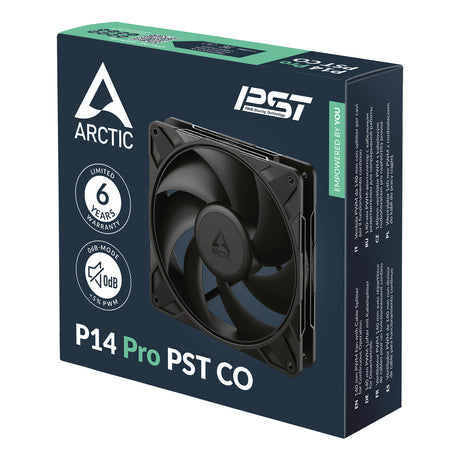 Arctic P14 PRO PST CO 140mm Premium Cooling Fan - Black
