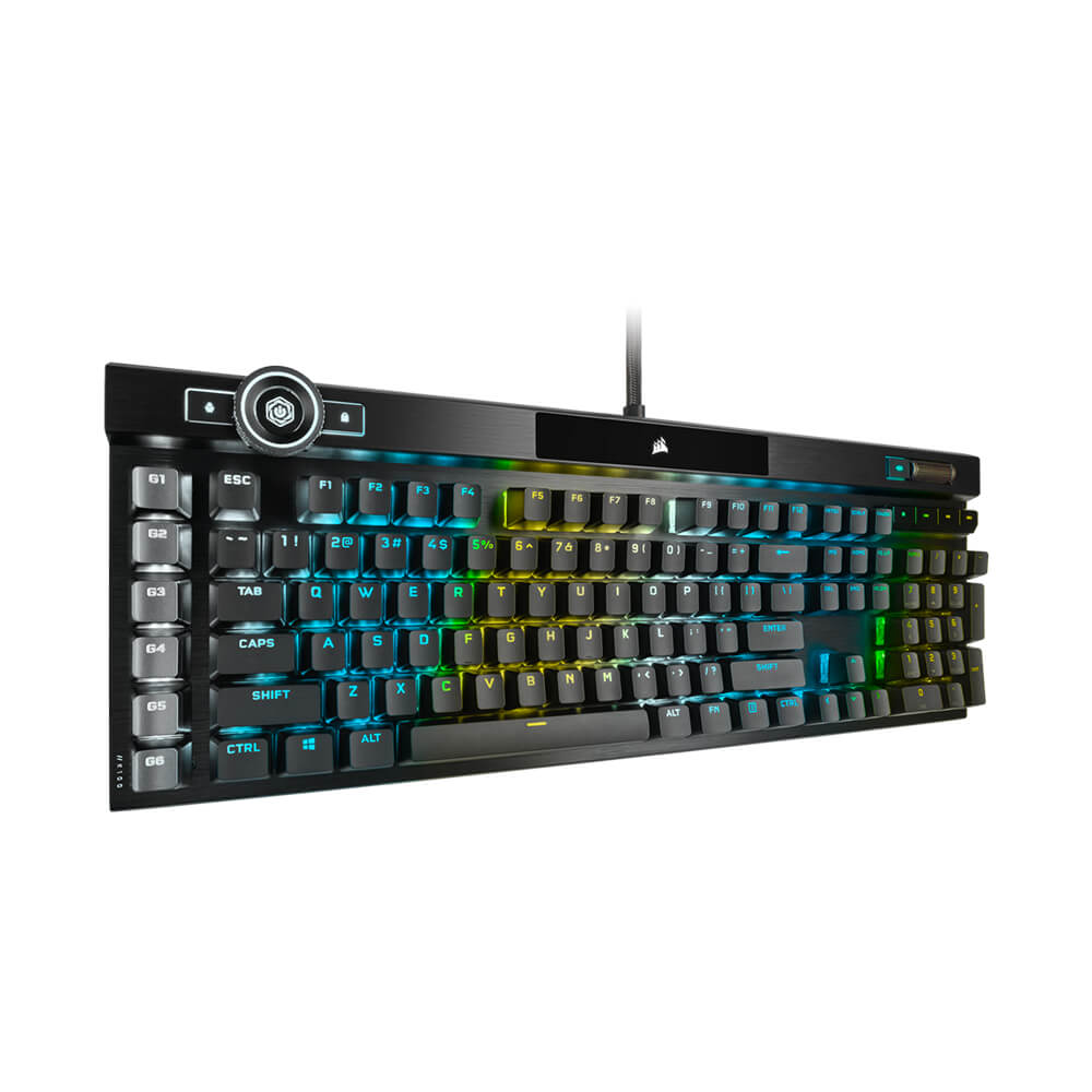 Corsair K100 RGB Mechanical Gaming Keyboard Cherry MX Speed with PBT Keycaps