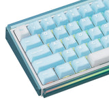 Akko RAY68-HE Blue & White 68% Wireless Hall-Effect Gaming Keyboard - AstroAim Switch