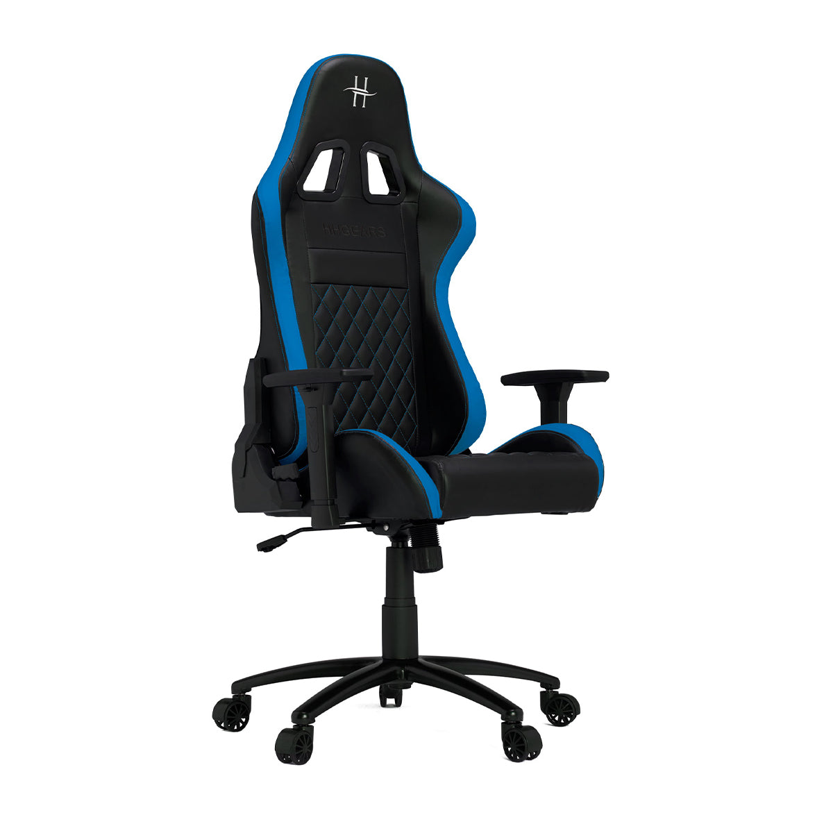 VERTAGEAR XL500 Gaming Chair - Black and Blue with Headrest/Lumbar Pillows