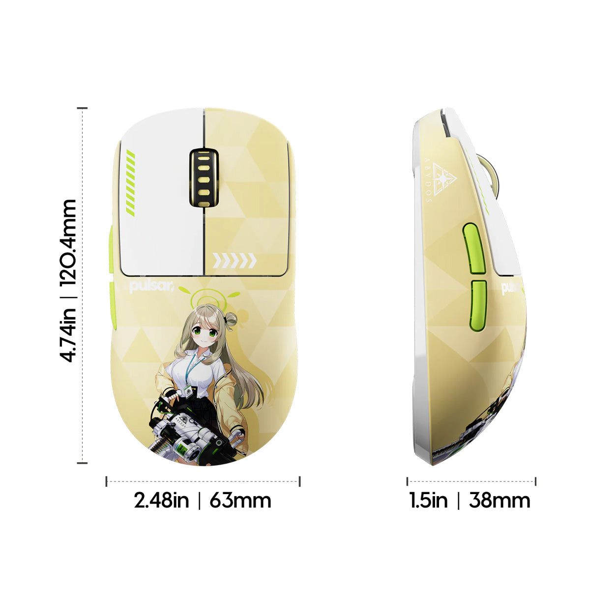 Pulsar x Blue Archive X2 CrazyLight Medium Wireless Gaming Mouse Limited Edition -  Nonomi