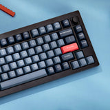 Keychron V1 Max 75% RGB Carbon Black Wireless Mechanical Keyboard - Jupiter Red Switch