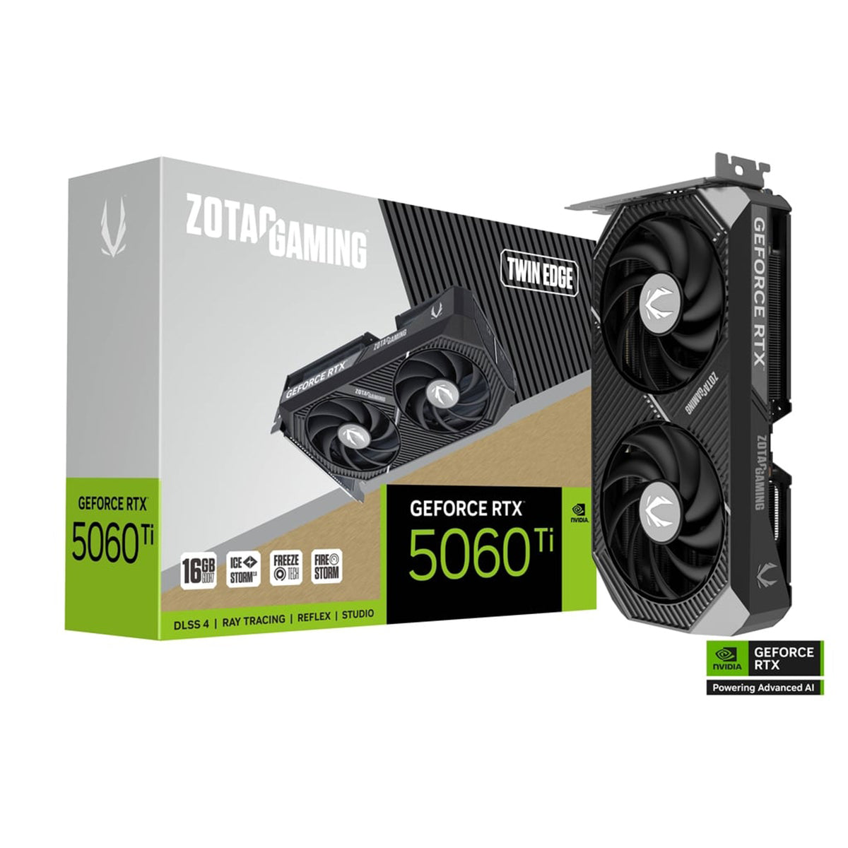 ZOTAC GeForce RTX 5060 Ti TWIN EDGE 16GB Graphics Card