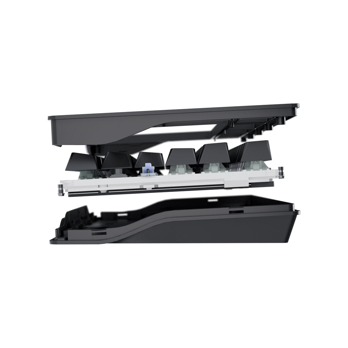 Wooting 80HE TKL Wired Gaming Keyboard - Lekker Linear60 v2 Switch - Ghost