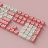 Akko Sakura Bear OEM Profile PBT Keycap Set - 122 Keys