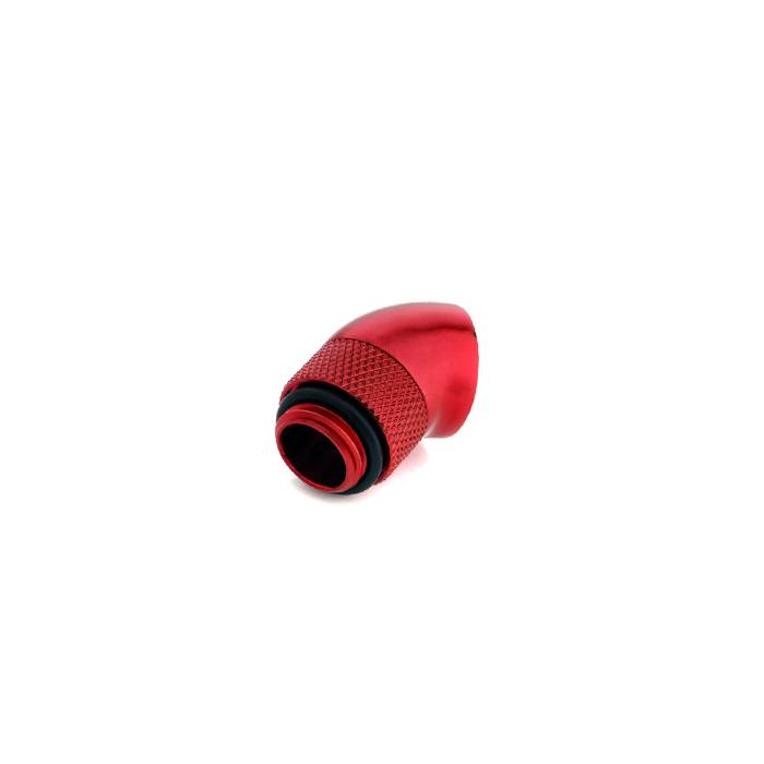 Bitspower Rotary 45-Degree Extender Fitting - Deep Blood Red