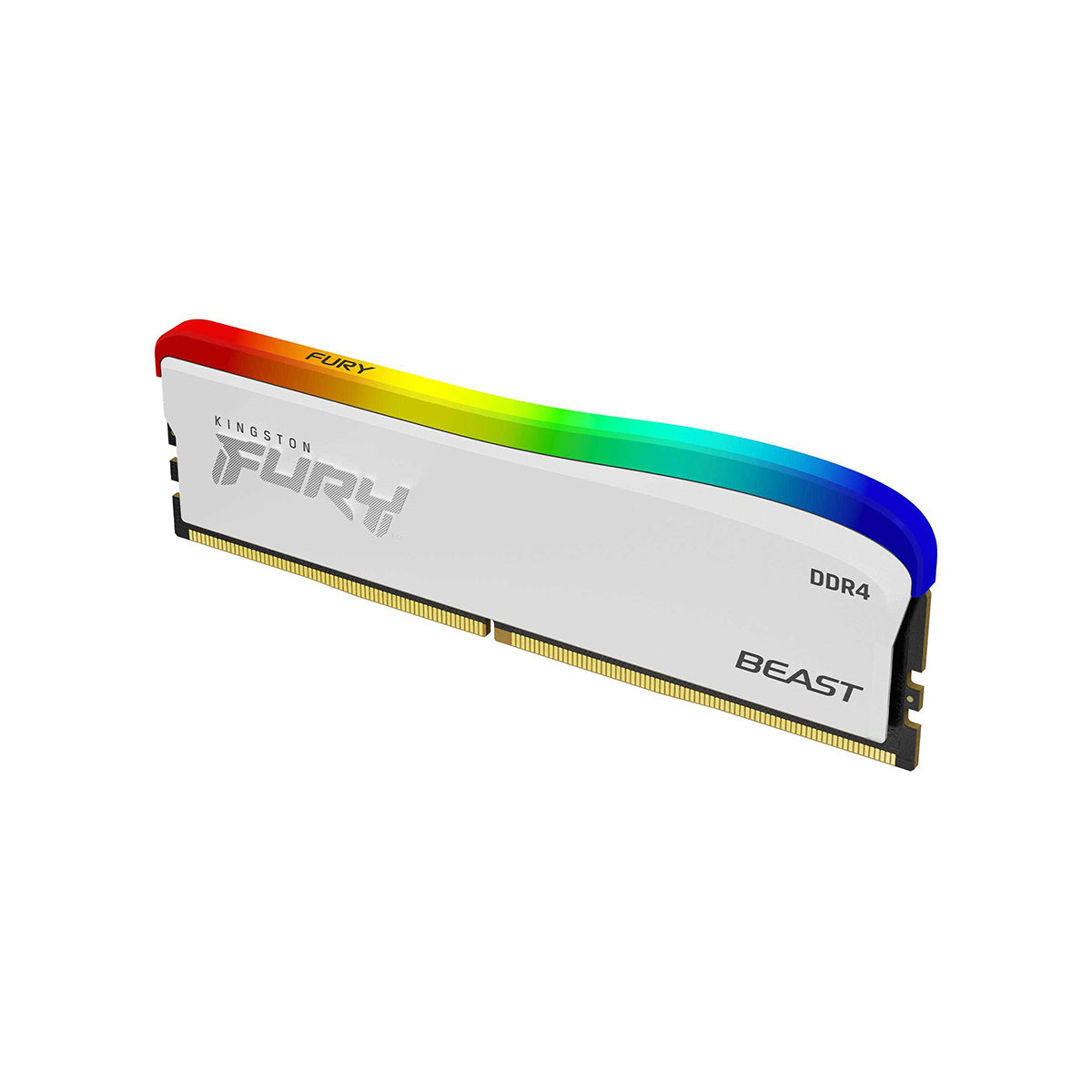 Kingston FURY Beast RGB 32GB (2x 16GB) DDR4-3600 C18 Memory Special Edition White