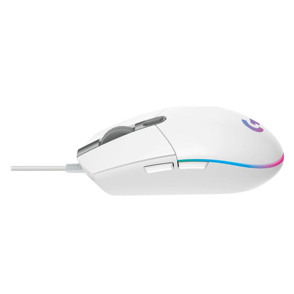 Logitech G203 LightSync RGB Wired Gaming Mouse - White