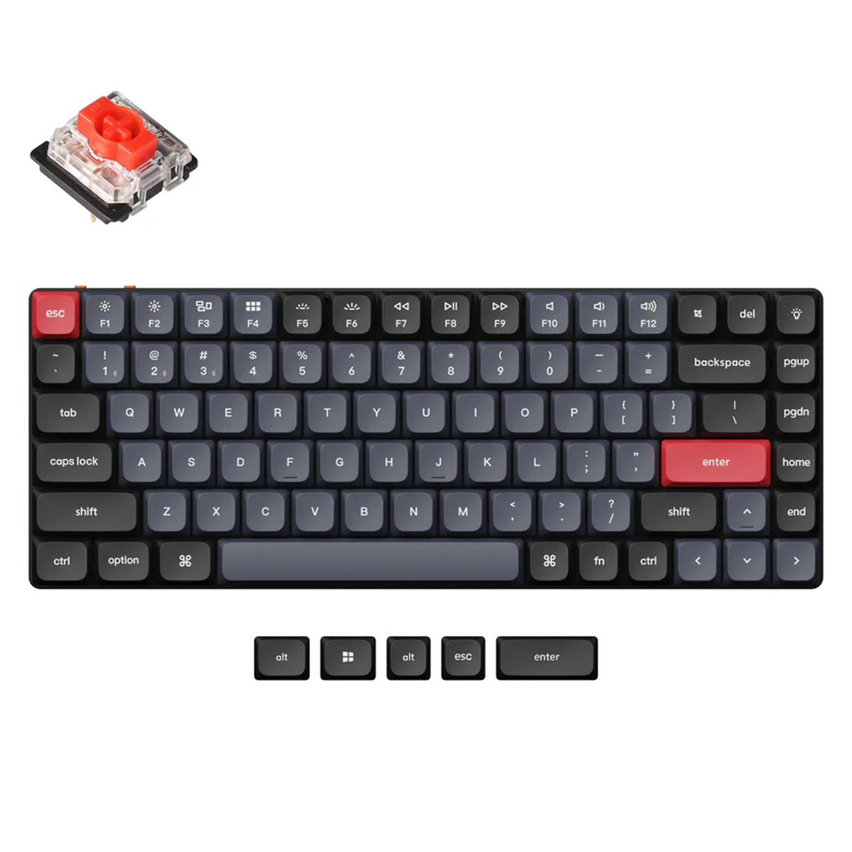 Keychron K3 Pro 75% RGB Wireless Mechanical Keyboard - Red Switch