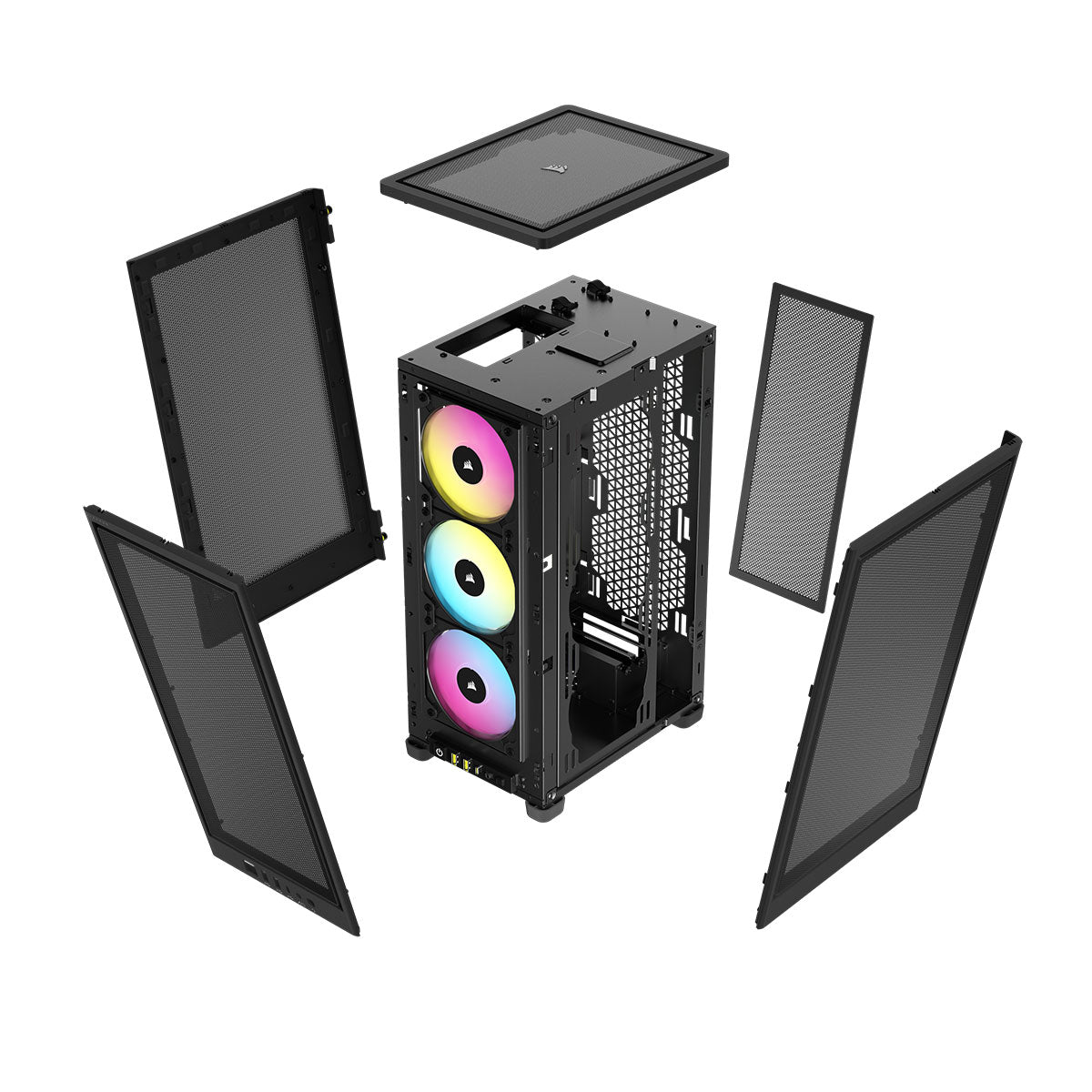 Corsair iCUE 2000D RGB AirFlow ITX Tower Case - Black