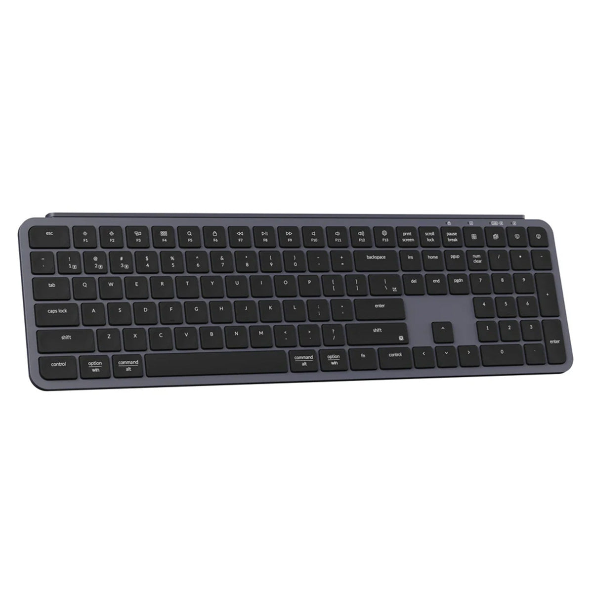 Keychron B6 Pro Full Sized Ultra-Slim Wireless Keyboard - Space Grey