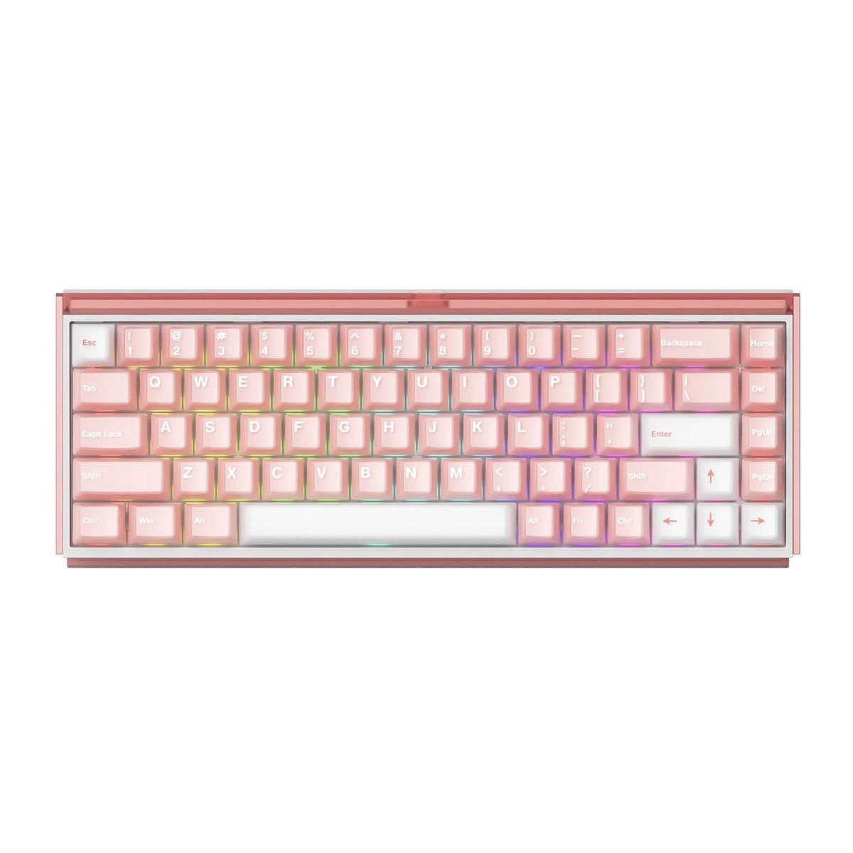 Akko RAY68-HE Pink 68% Wireless Hall-Effect Gaming Keyboard - AstroAim Switch