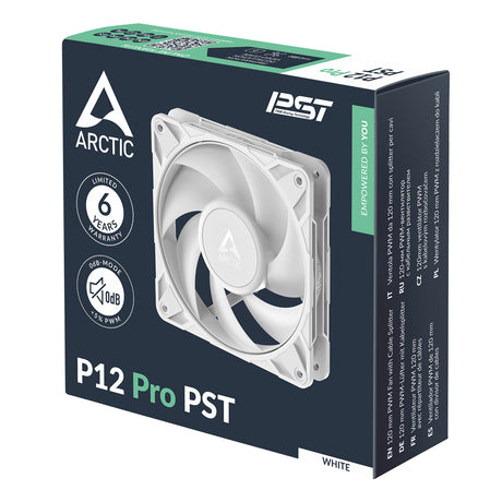 Arctic P12 PRO PST 120mm Premium Cooling Fan - White