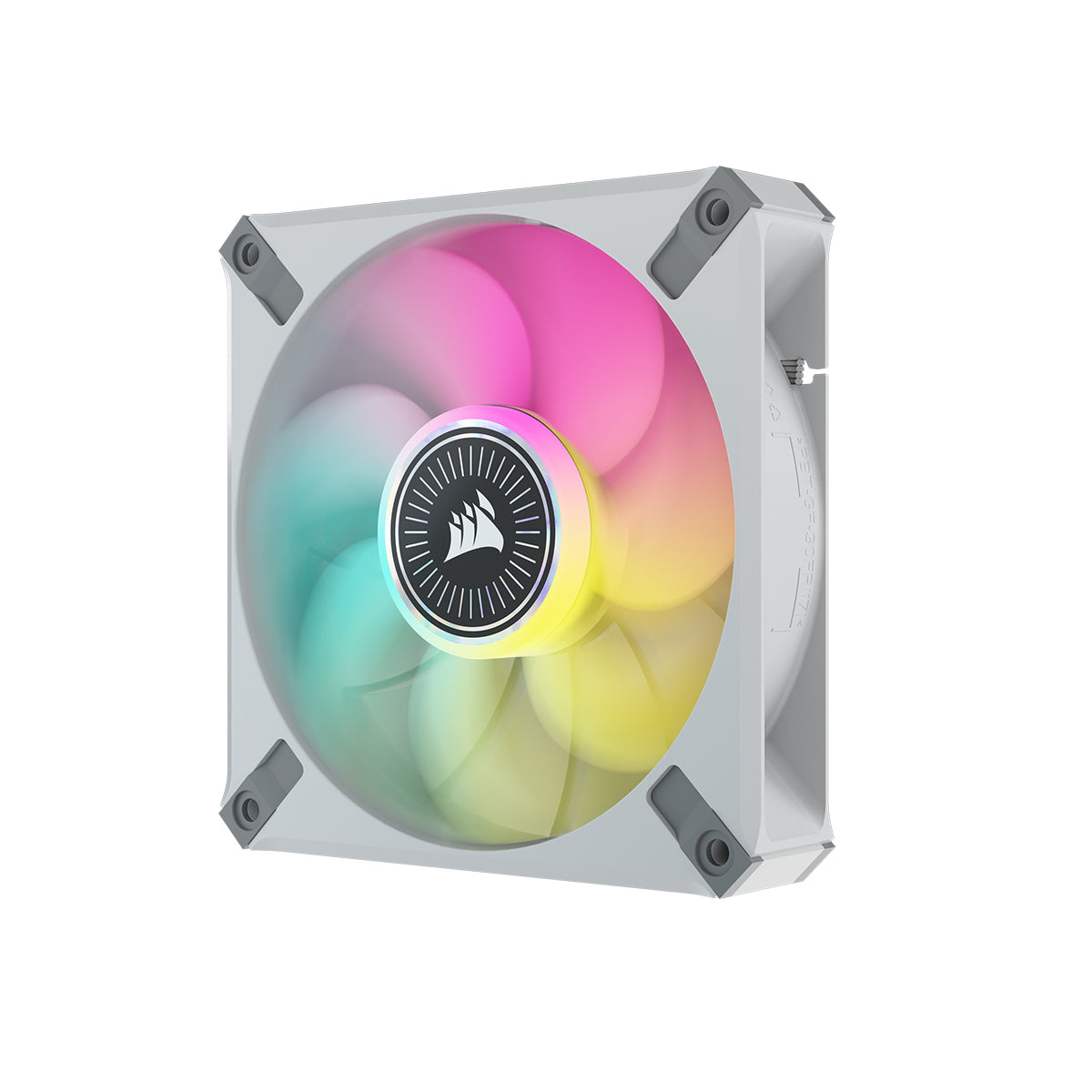 Corsair ML120 RGB ELITE WHITE 120mm Magnetic Levitation RGB Fan with AirGuide - Single Pack