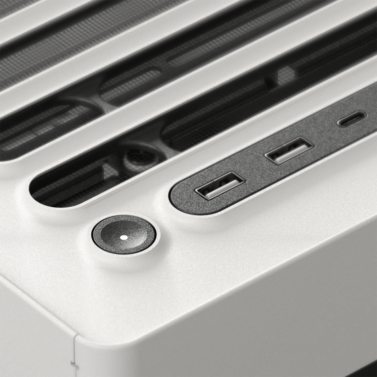 Havn HS 420 VGPU PCIE 5.0 ATX Mid Tower Case - White