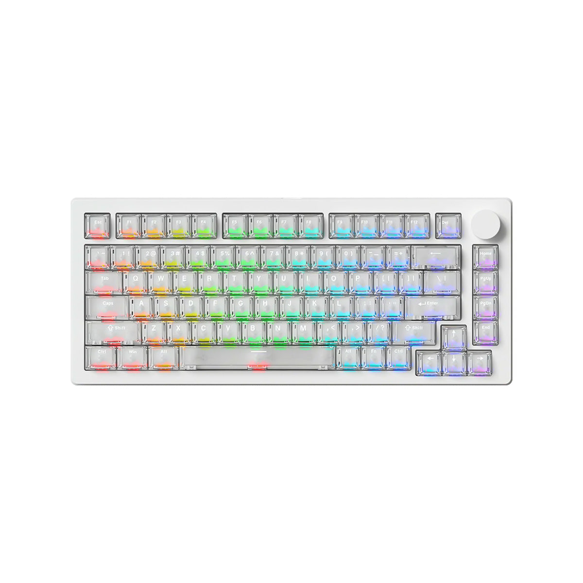 Akko Monsgeek M1 V5 TMR White 75% Wireless Aluminium Magnetic