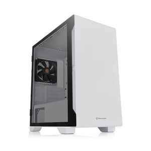 Thermaltake S100 Tempered Glass Micro ATX Case - White