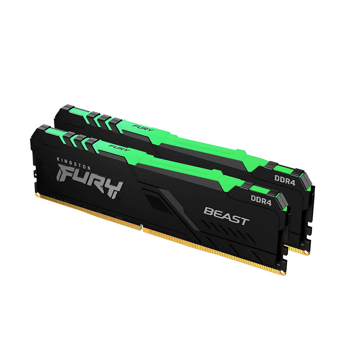 Kingston FURY Beast RGB 32GB (2x16GB) DDR4-3200 CL16 Memory (KF432C16BB12AK2/32)