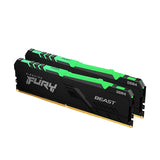 Kingston FURY Beast RGB 32GB (2x16GB) DDR4-3200 CL16 Memory (KF432C16BB12AK2/32)