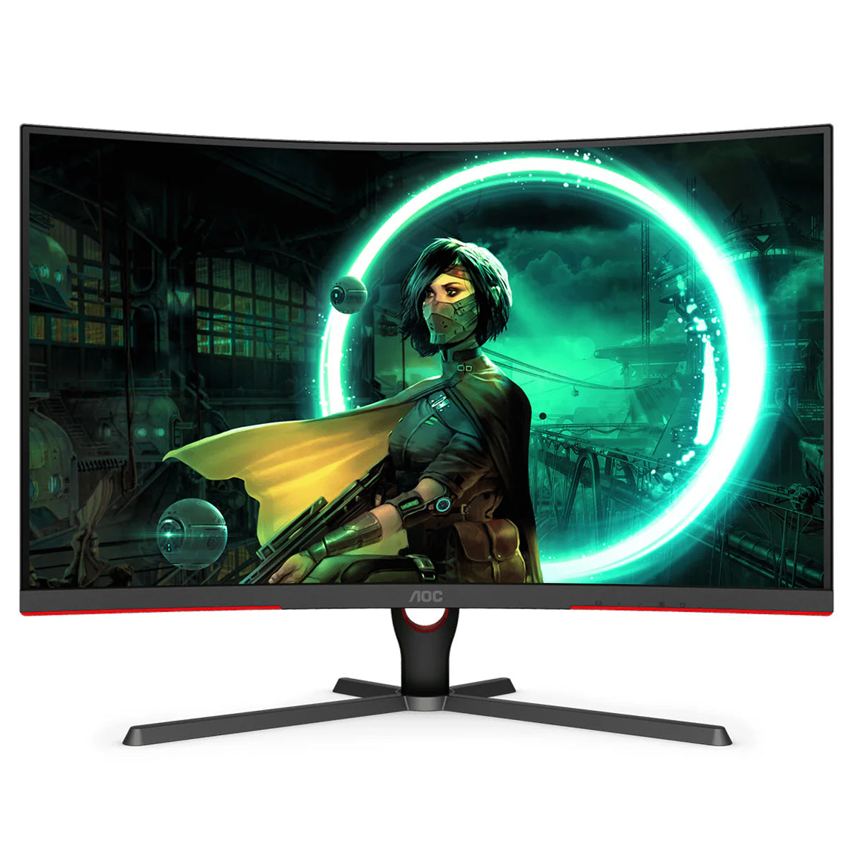 AOC CQ32G3SE 31.5" QHD 165Hz 1ms Curved  Gaming Monitor