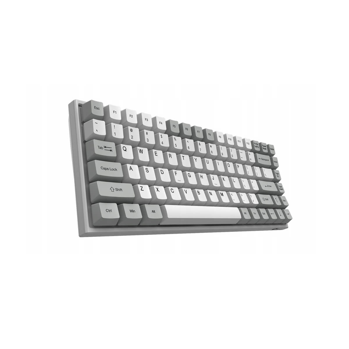 Akko 3084B Silent Muted Gray RGB Hot-Swappable Wireless Keyboard CS Jelly Purple Switch