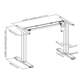 Lumi Commercial Grade Single-Motor Sit-Stand Desk White