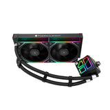 Thermalright Frozen Infinity 240 Black AIO Liquid CPU Cooler TLM12W Fans - Bulk Pack