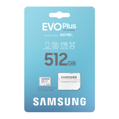 Samsung EVO Plus microSDXC Memory Card -  512GB