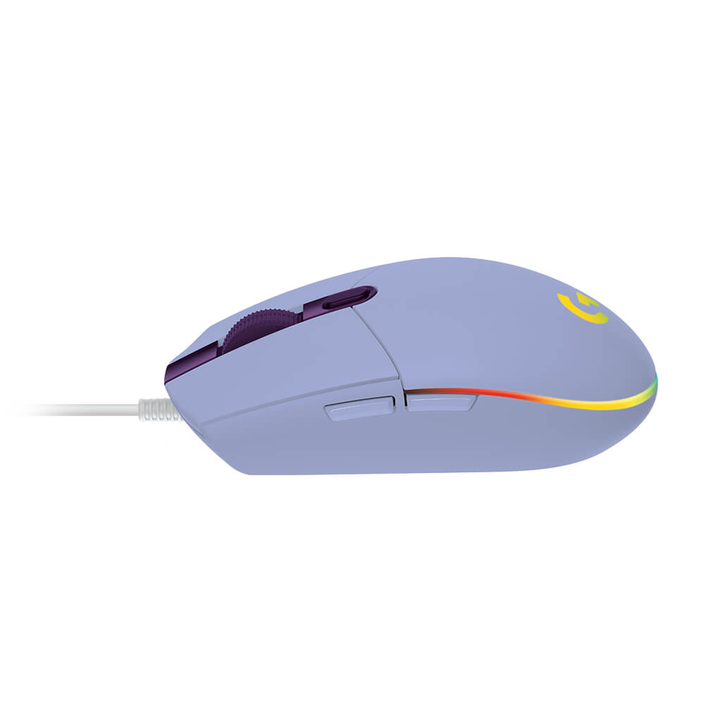 Logitech G203 LightSync RGB Wired Gaming Mouse - Lilac