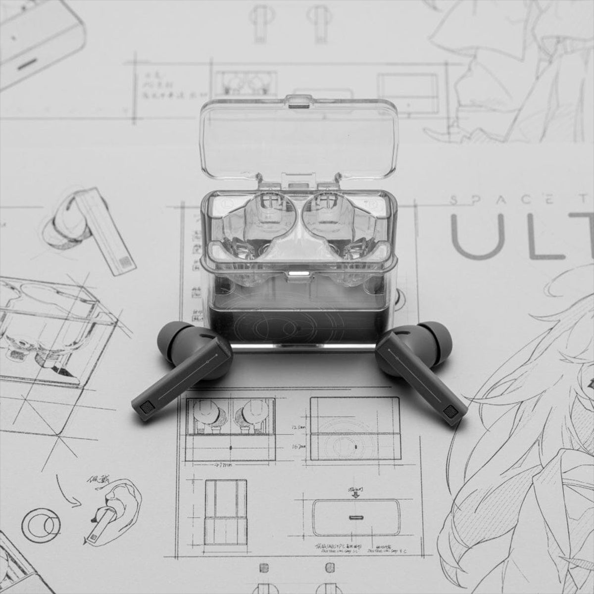 Moondrop Space Travel 2 Ultra True Wireless Bluetooth ANC Headphones