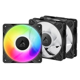 Arctic P12 PRO A-RGB 120mm Premium Cooling Fan - Black - 3 Pack