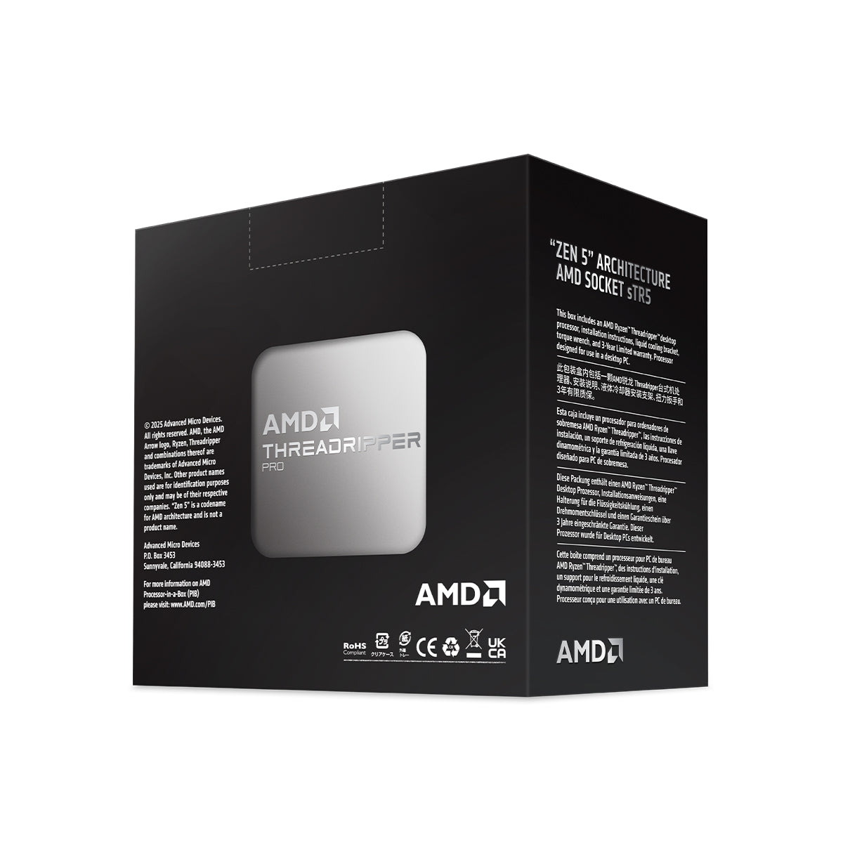 AMD Ryzen Threadripper PRO 9965WX 24 Core Workstation Processor