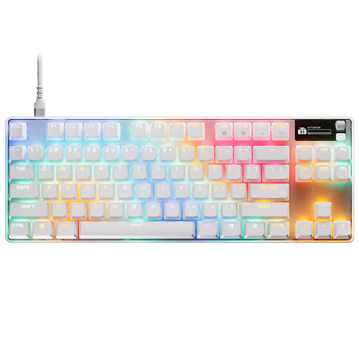 SteelSeries Apex Pro TKL Magnetic Gaming Keyboard Gen 3 - White