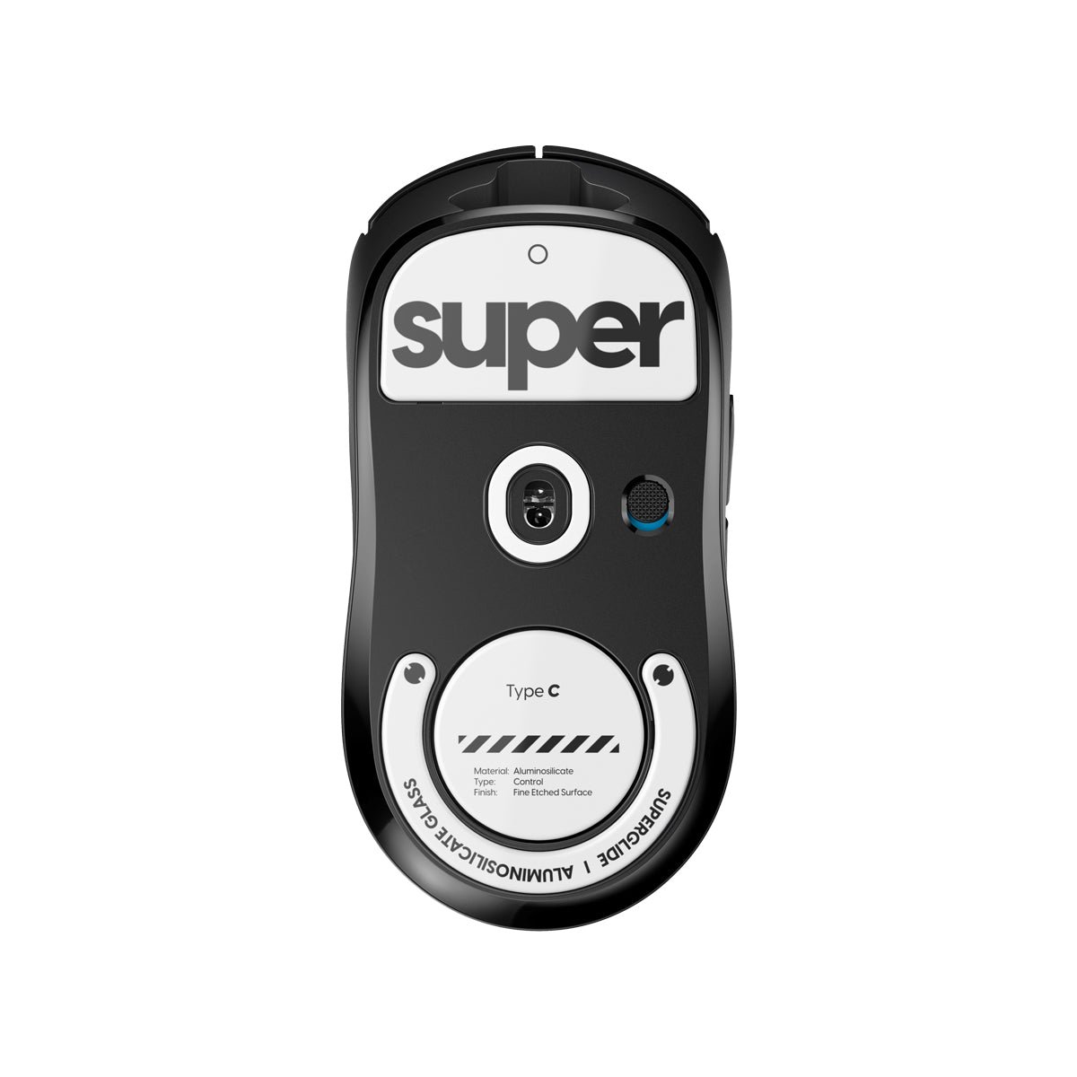 Pulsar Superglide Glass Mouse Skates for Logitech G Pro X Superlight White