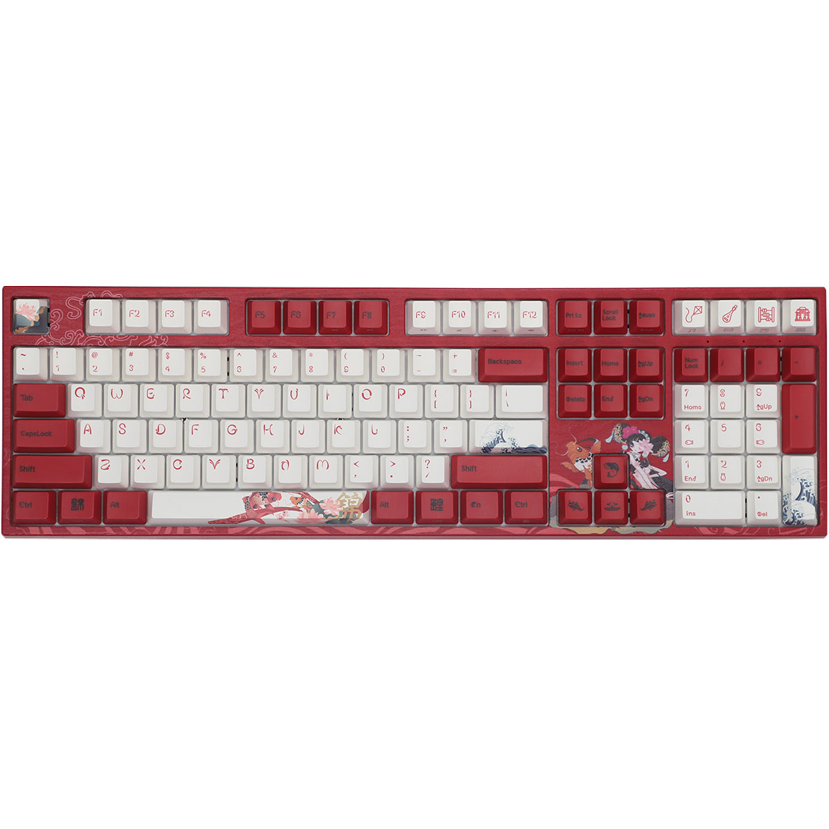 Varmilo VEM108 Koi Mechanical Keyboard - EC Daisy V2 Linear Switch