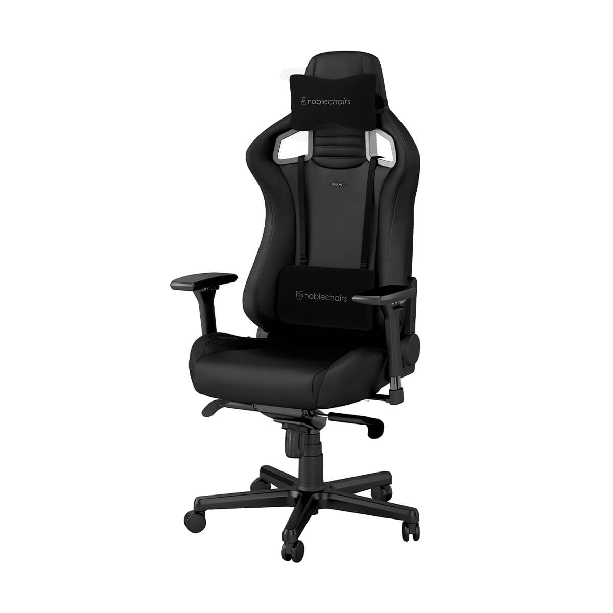 Noblechairs EPIC Series Vinyl/Hybrid Leather Gaming Chair - Black Edition