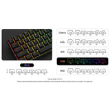 Akko 3061S HE Shine Through 60% Mini RGB Mechanical Keyboard - Sakura Pink Magnetic Switch