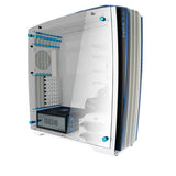 Inwin H-Frame 2.0 Tower Chassis w/1065W PSU - White/Blue