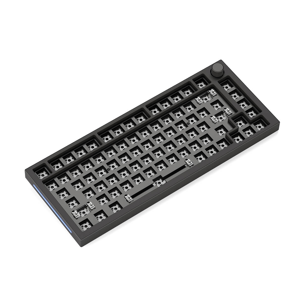 Glorious GMMK PRO 75% Barebones Keyboard - Black Slate