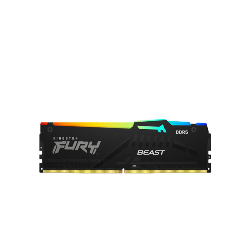 Kingston FURY Beast RGB 32GB (2x16GB) DDR5-6000 CL36 Memory AMD EXPO (KF560C36BBEAK2-32)