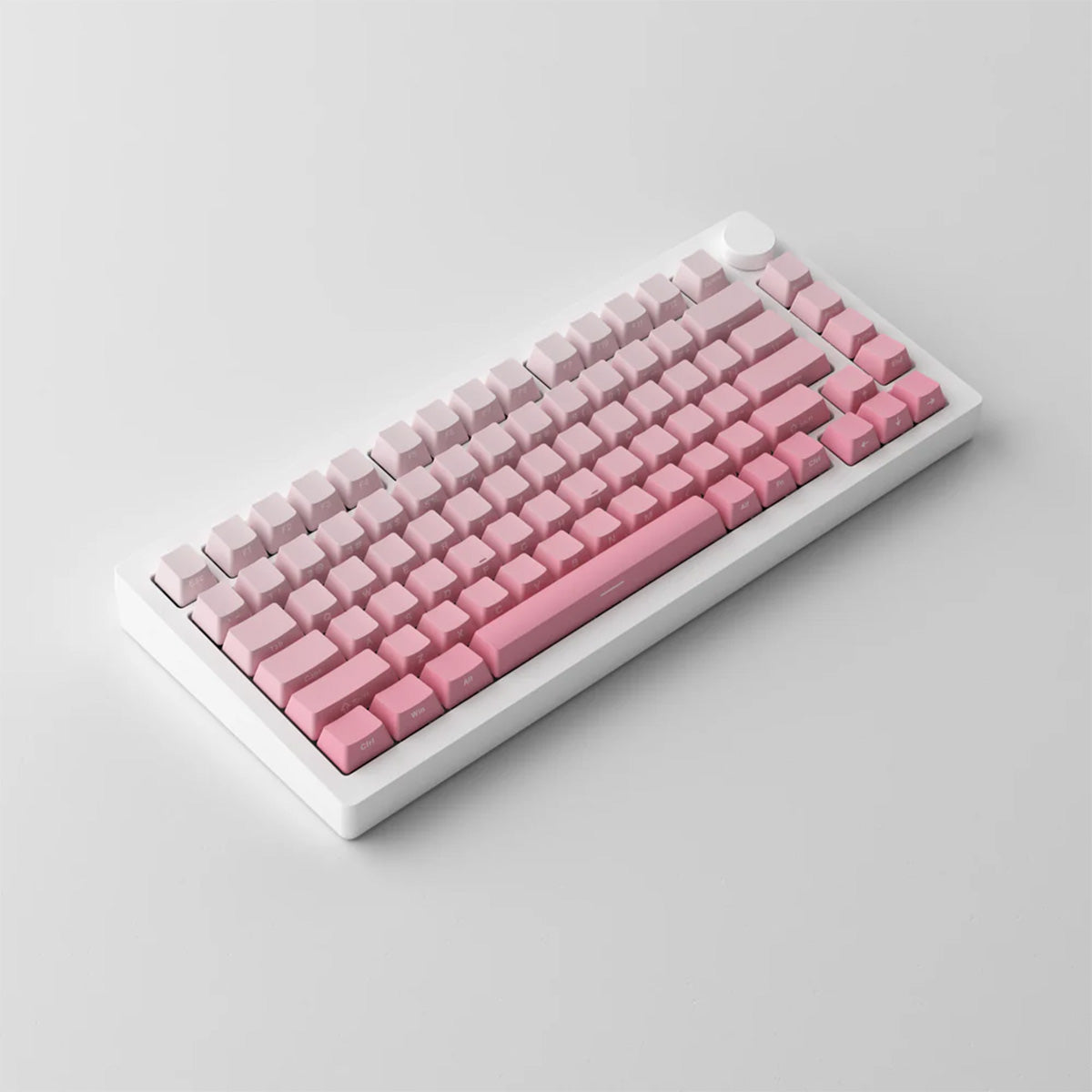 Akko Monsgeek M1W V3-SP White Gradiant 75% RGB Wireless Mechanical Keyboard - Piano Pro Switch