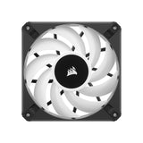 Corsair AF120 RGB SLIM 120mmx15mm Fluid Dynamic RGB Fan - Triple Pack with Lighting Node CORE