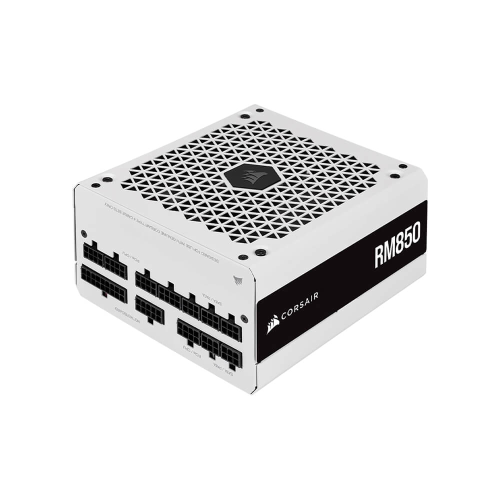 Corsair RM850 850W 80 Plus Gold Fully Modular Power Supply - White 2021