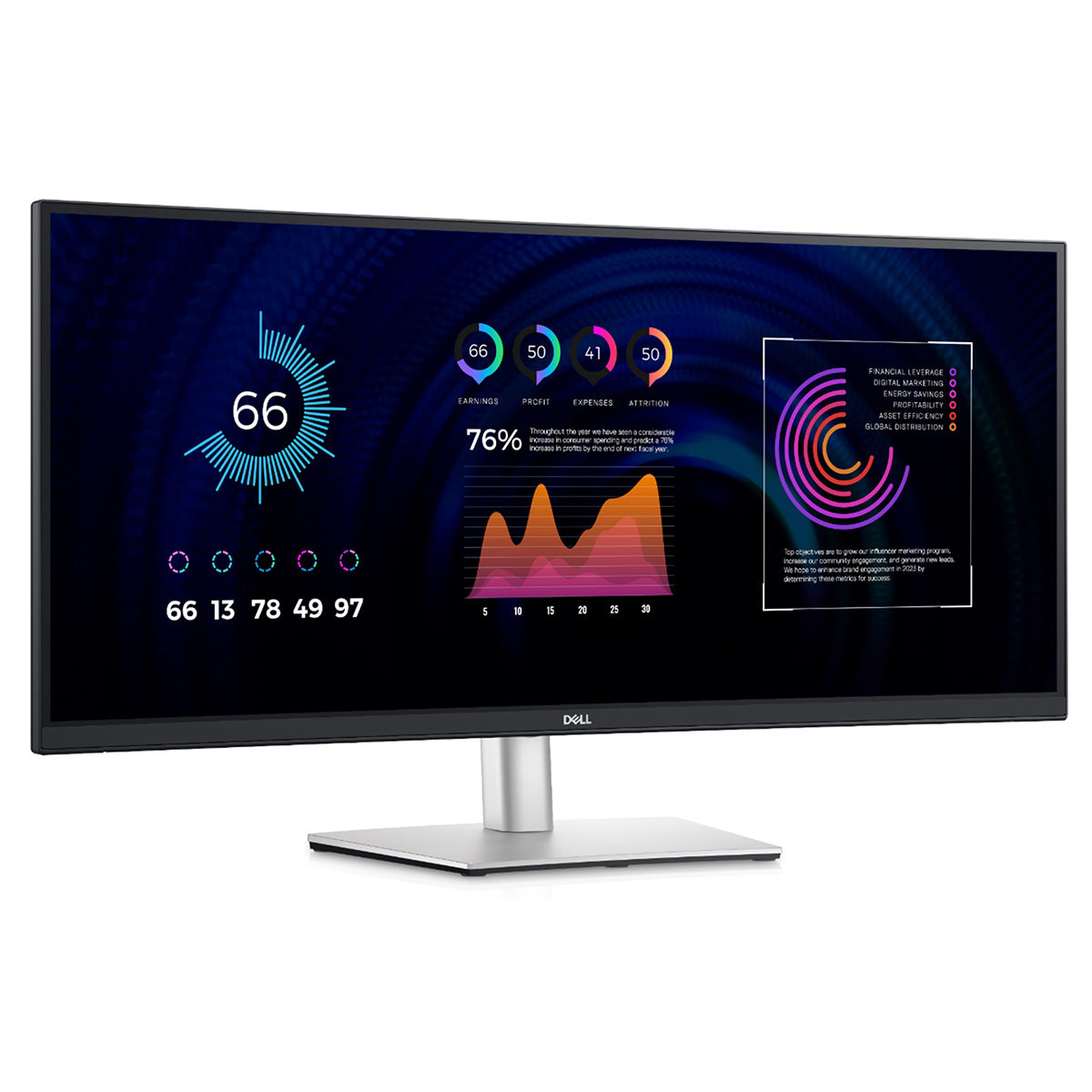 Dell P3424WE 34" IPS WQHD Curved Ultrawide Monitor