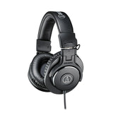 Audio Technica ATH-M30x Closed Circumaural Monitoring Headphones - Black