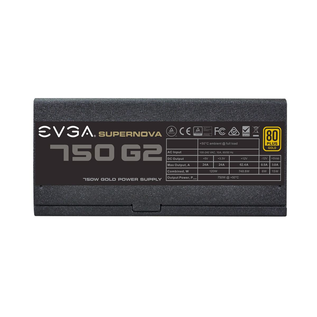 EVGA SuperNova 750 G2 750W 80Plus Gold Full Modular Power Supply