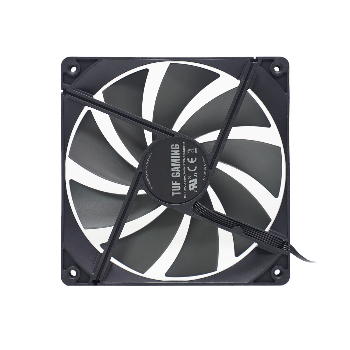 ASUS TUF Gaming 140mm 700-1400RPM PWM Fan - OEM Packaging - Black