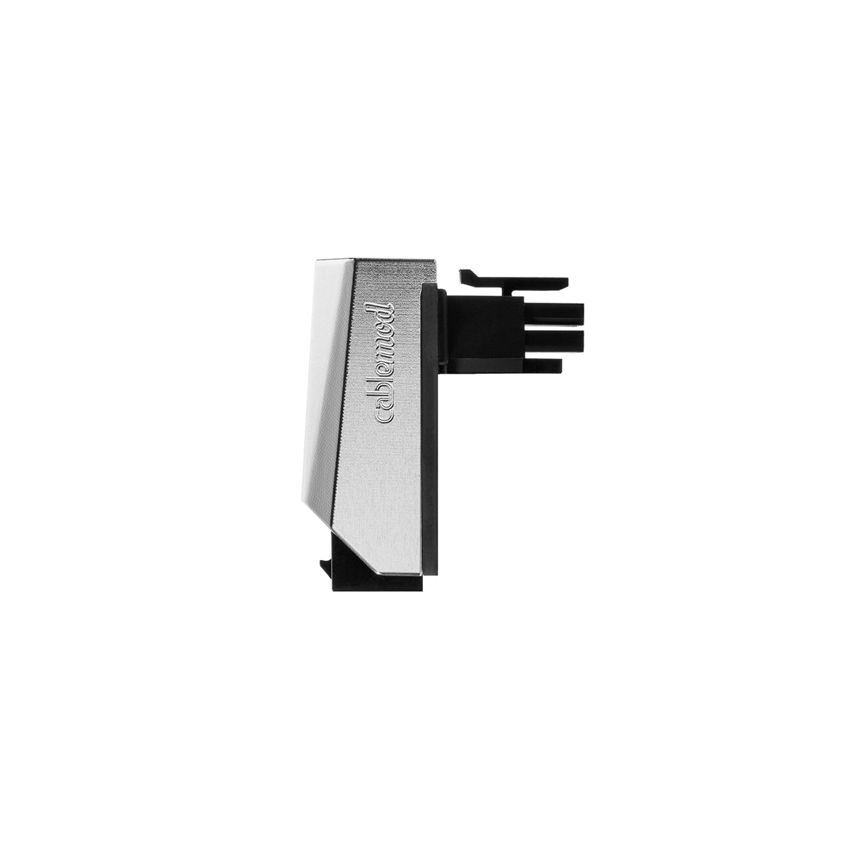 CableMod 12VHPWR 90 Degree Angled Adapter - Variant A - Silver